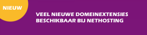 Veel nieuwe domeinextensies beschikbaar